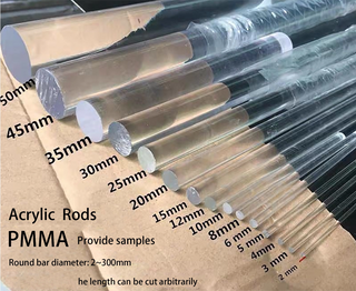 Acrylic Rods - Cast Plexiglass Rod - CLEAR